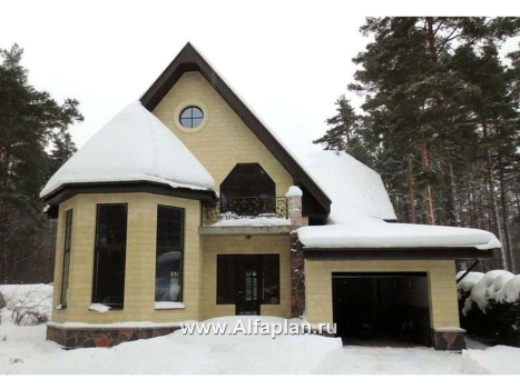 Проекты домов Альфаплан - «Ленский» - романтический дом  для большой семьи - превью дополнительного изображения №2